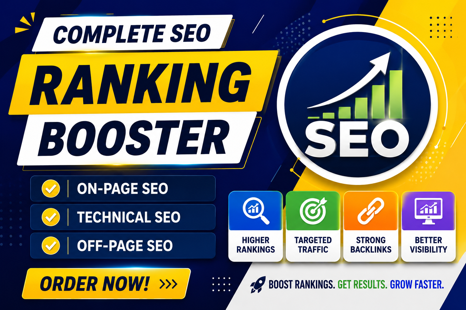 I will do 360&deg; SEO on-Page, off-Page & site optimization
