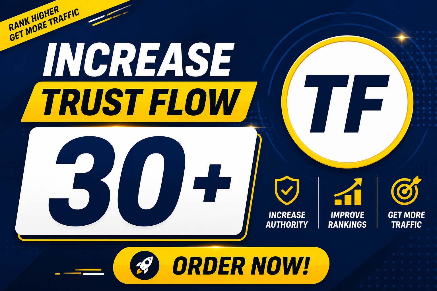 I will Increase majestic trust flow TF 30+ guaranteed