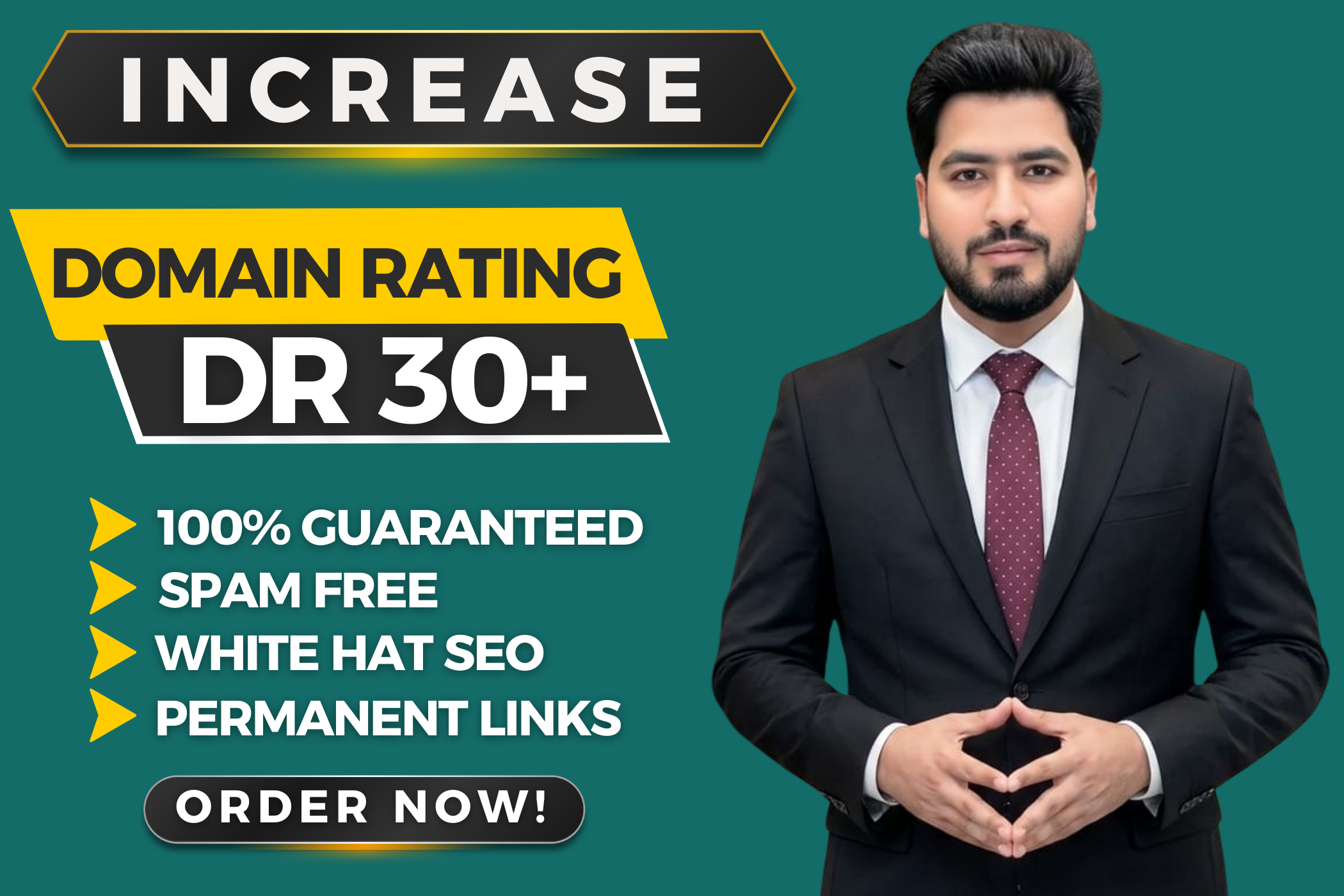 I Will Increase Ahrefs Domain Rating DR 30+