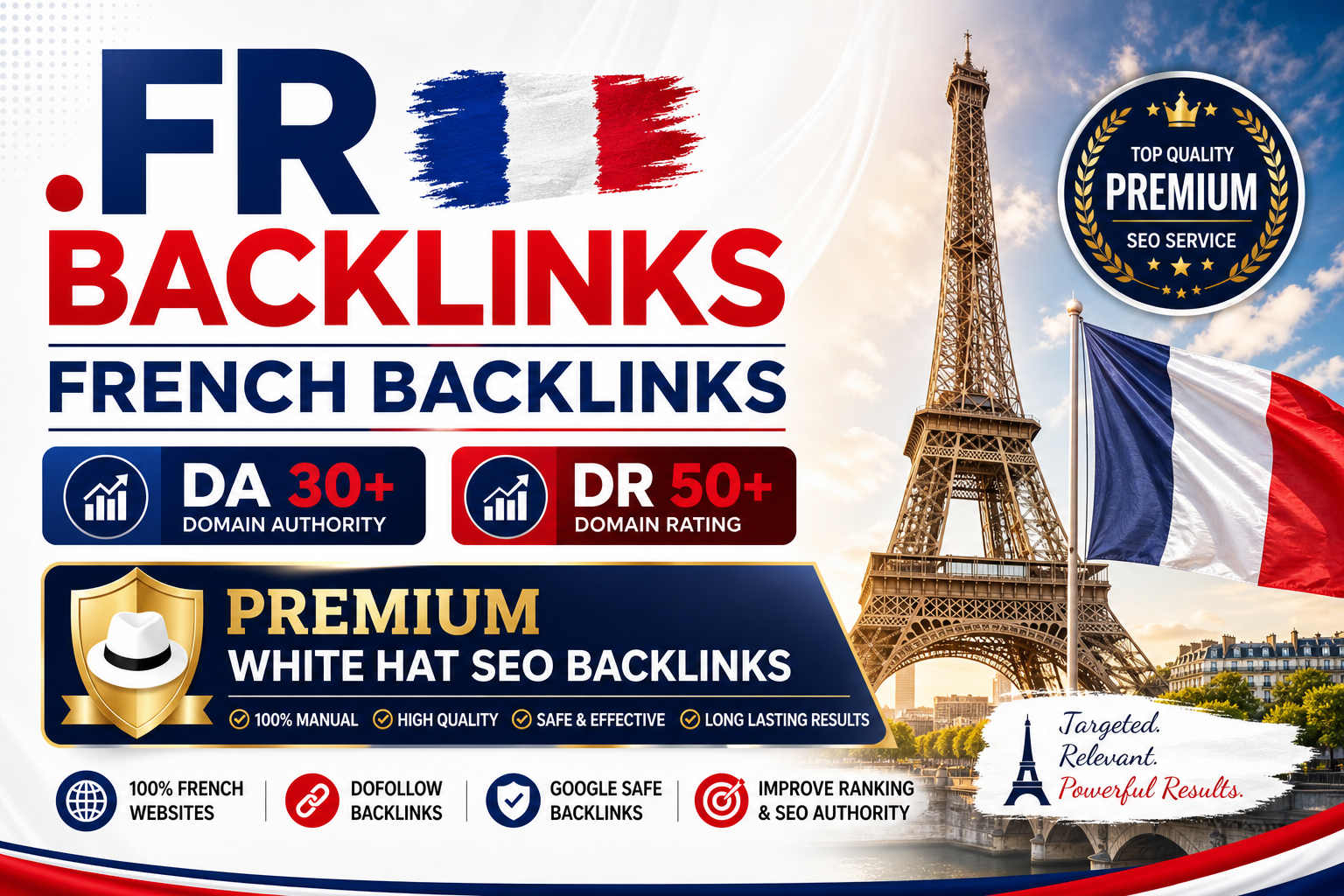 I will create 100 High-Quality .Fr French PBN Backlinks 
