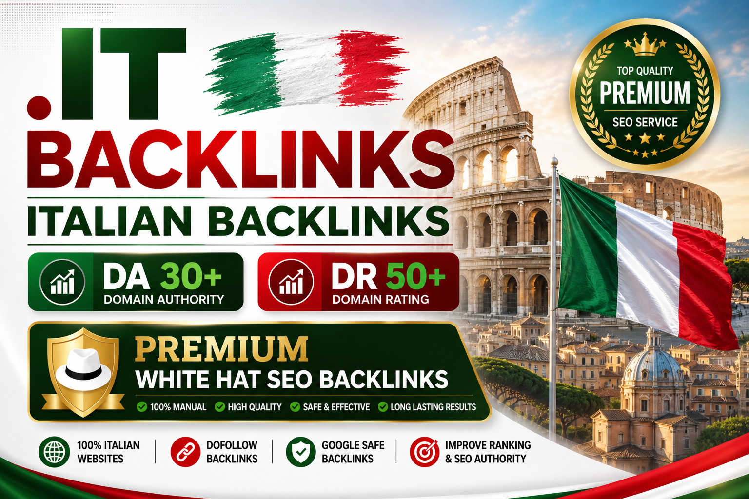 I will create 100 High-Quality .it Italian PBN Backlinks 