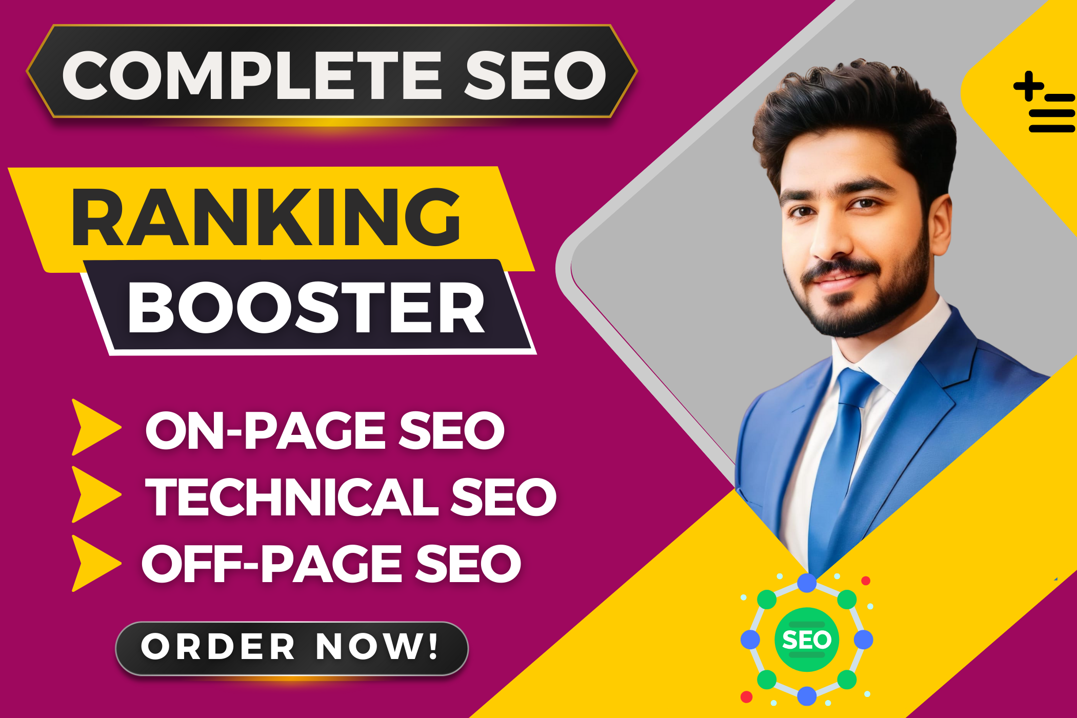 I will do 360&deg SEO on-Page, off-Page & site o...
