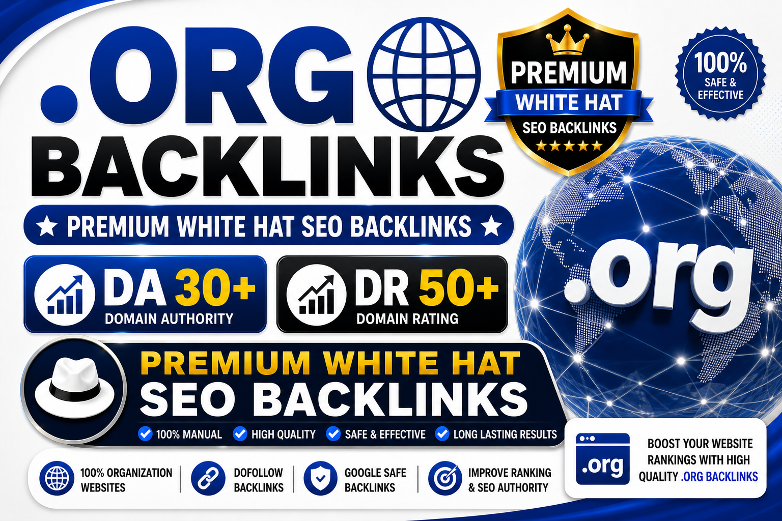 I will create 50 High Quality .org General PBN Backlinks 