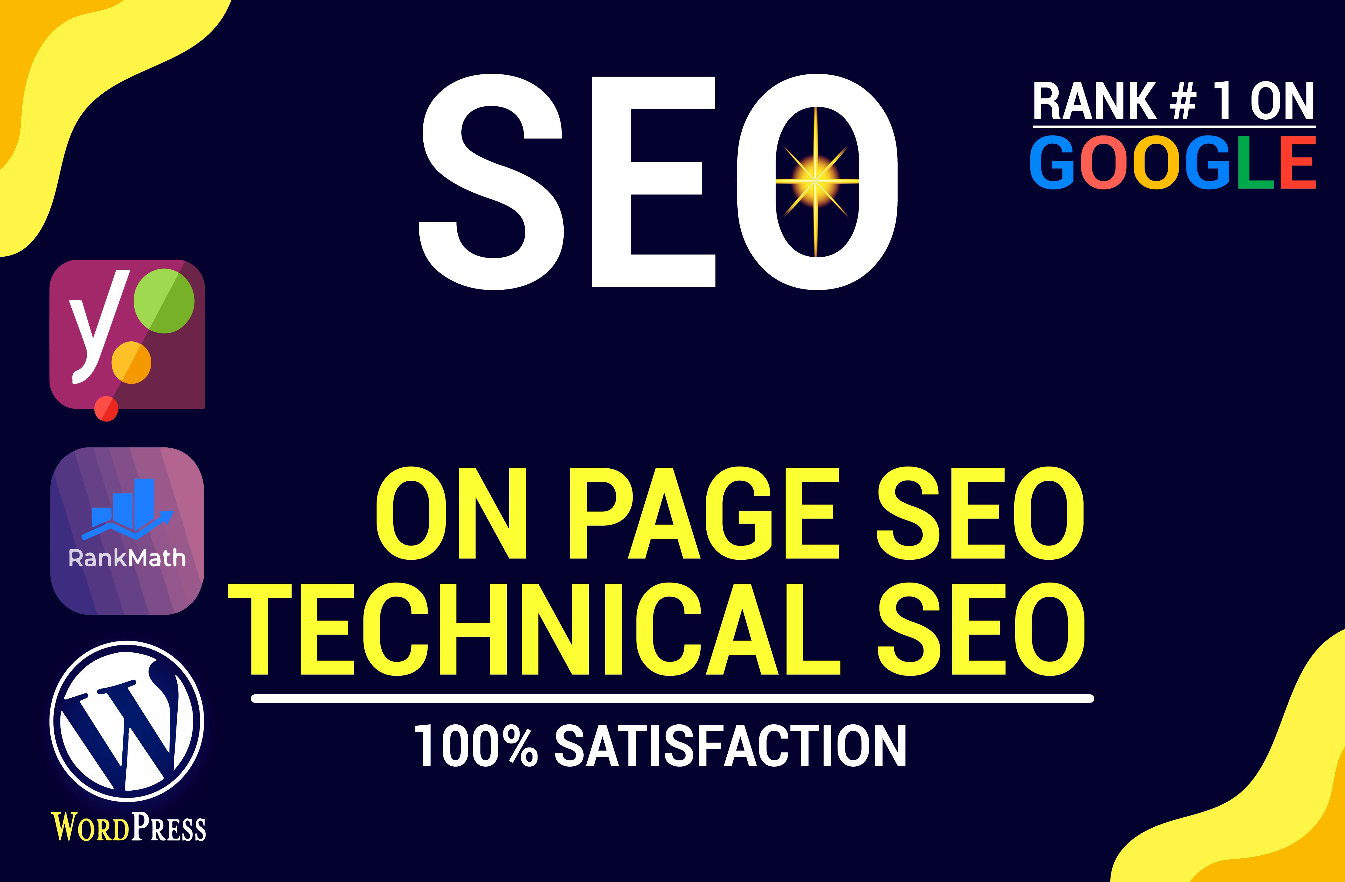 Complete On Page SEO & Technical SEO Optimization for website 