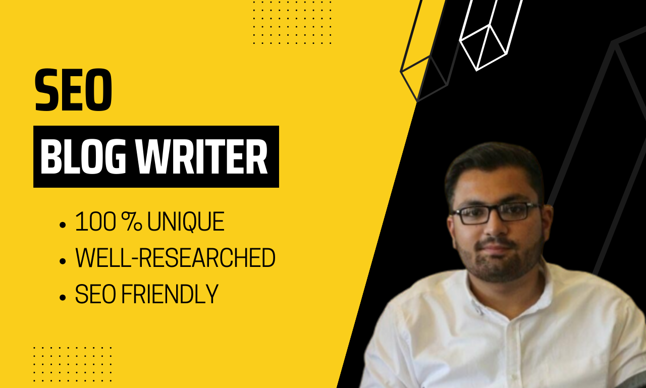 I will be your professional Article and Blog writer 