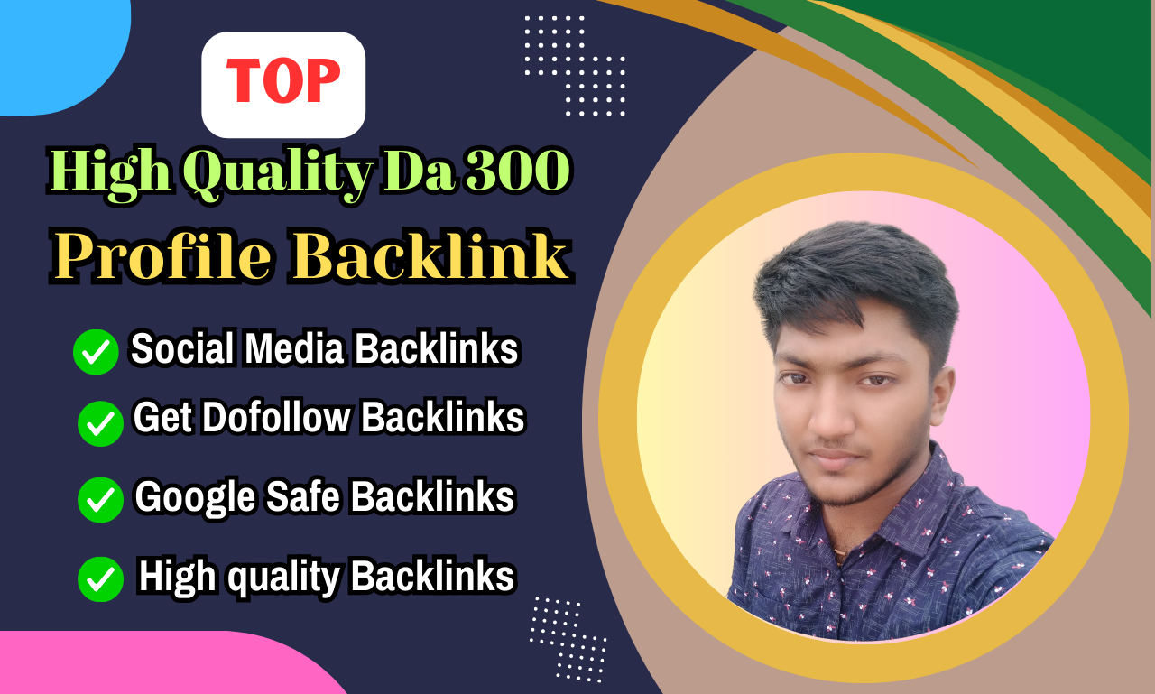 I will create 300 SEO profile backlinks for dofollow high-quality link building.