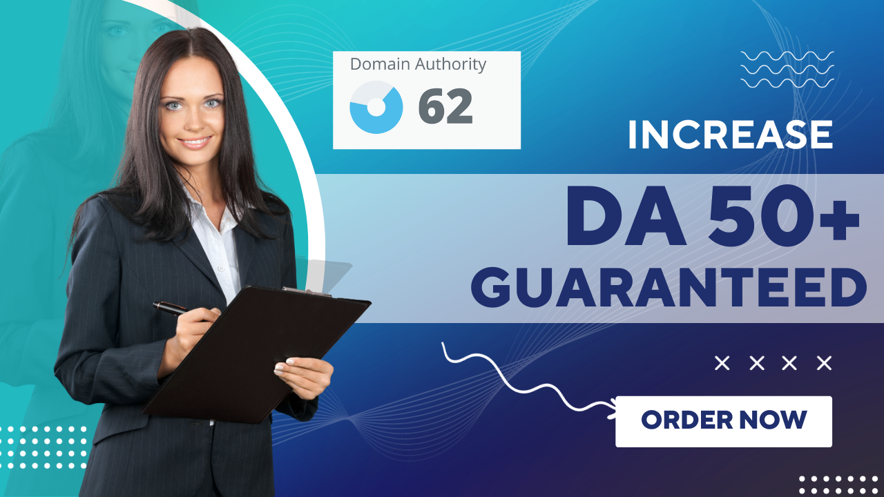 I will increase your domain authority within 21 days 