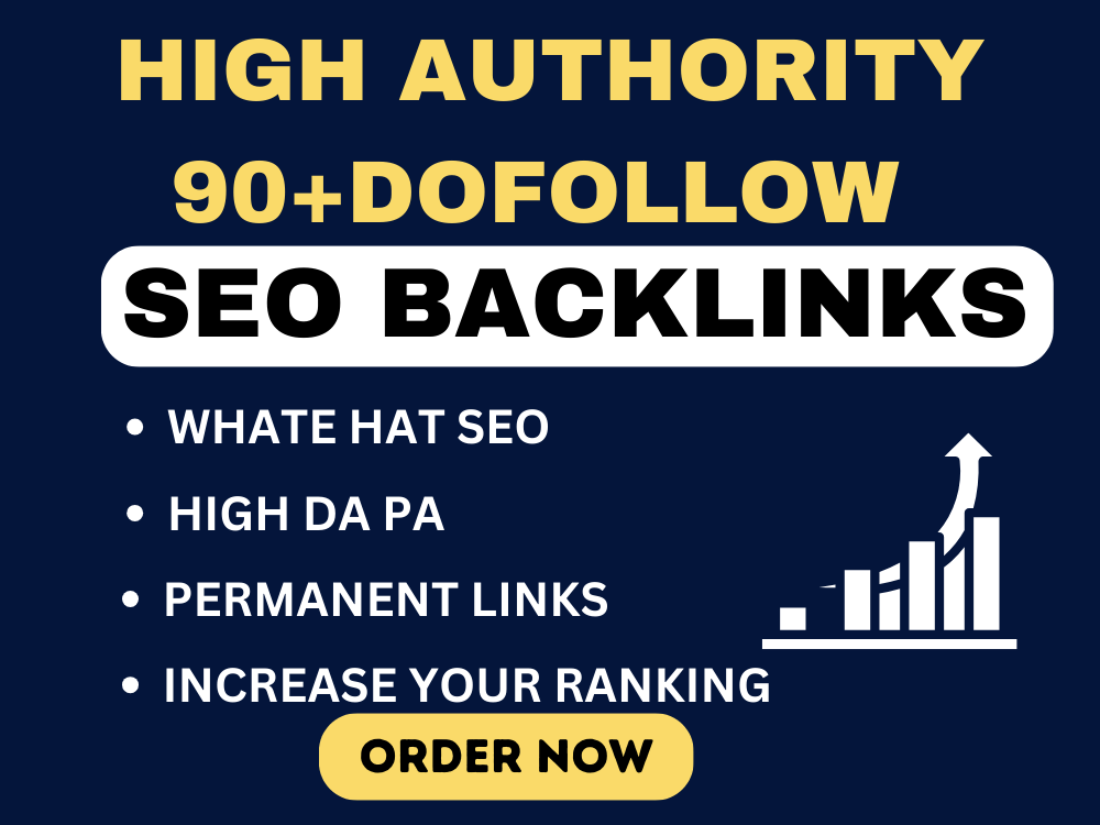 I will do high quality dofollow SEO backlinks high da...