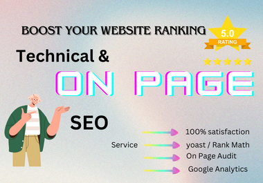 I will optimize website onpage technical SEO service wordpress shopify wix