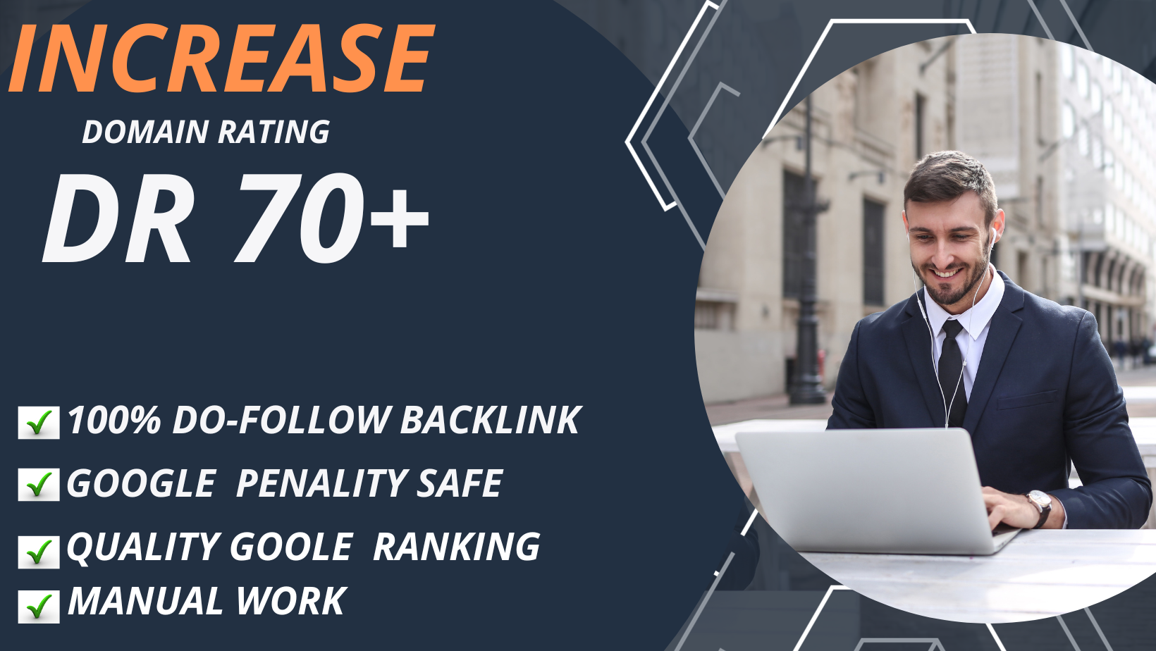 I will super boost your website Domain Rating DR 40+ ...