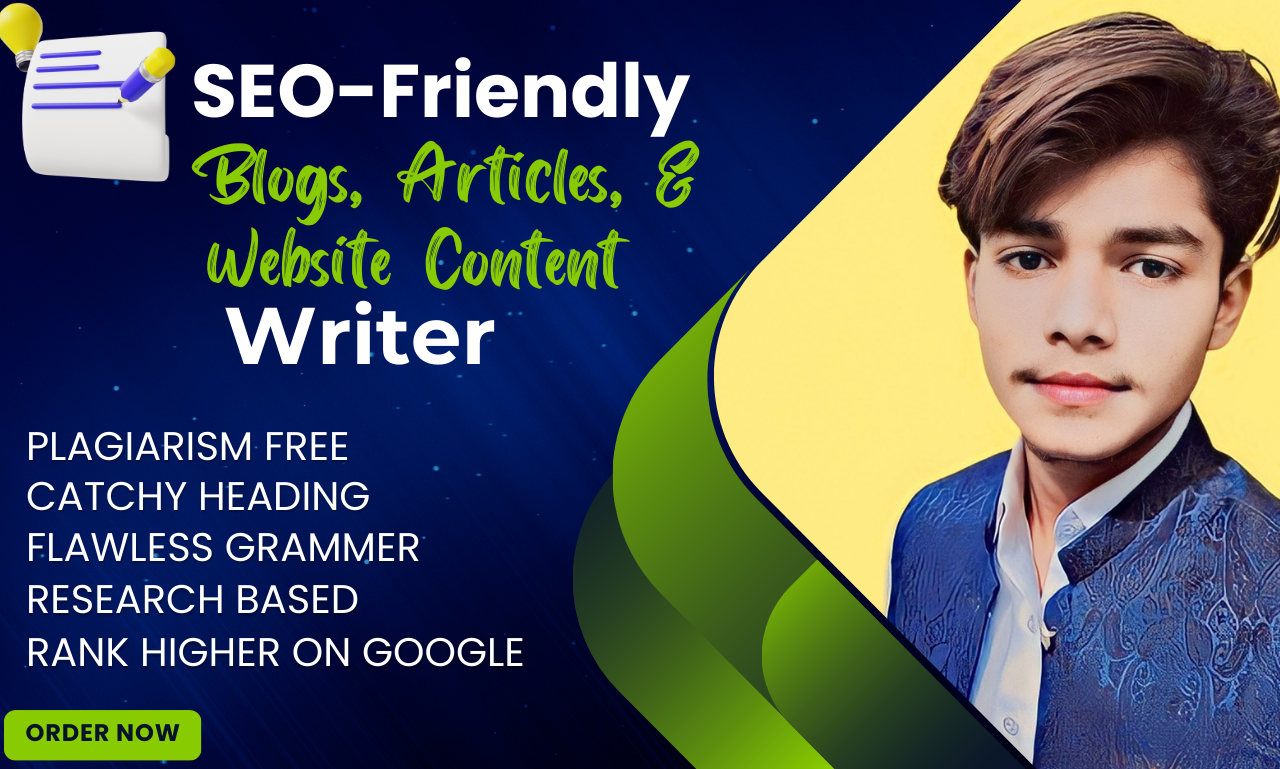 I will be your SEO content writer for articles, blogs, and websites