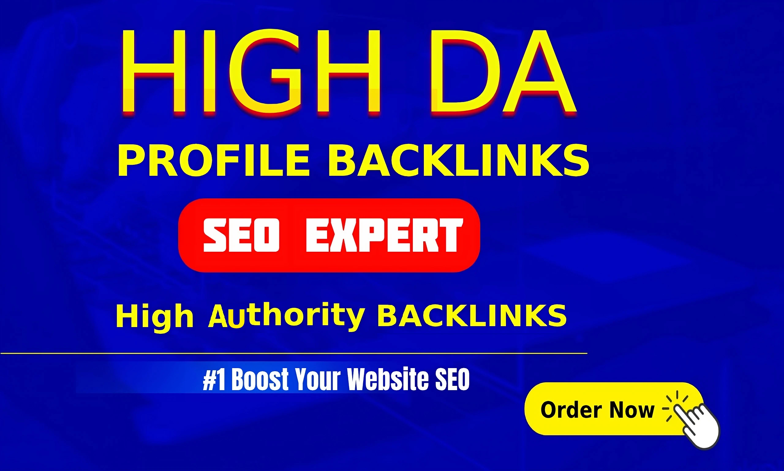 Create 100 Authority Profile Backlinks for Organic SEO