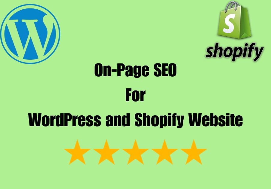 I will Perform On-Page SEO for your WordPress and Sho...