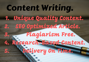 Write 500 words SEO-Optimized Content for your Blog a...