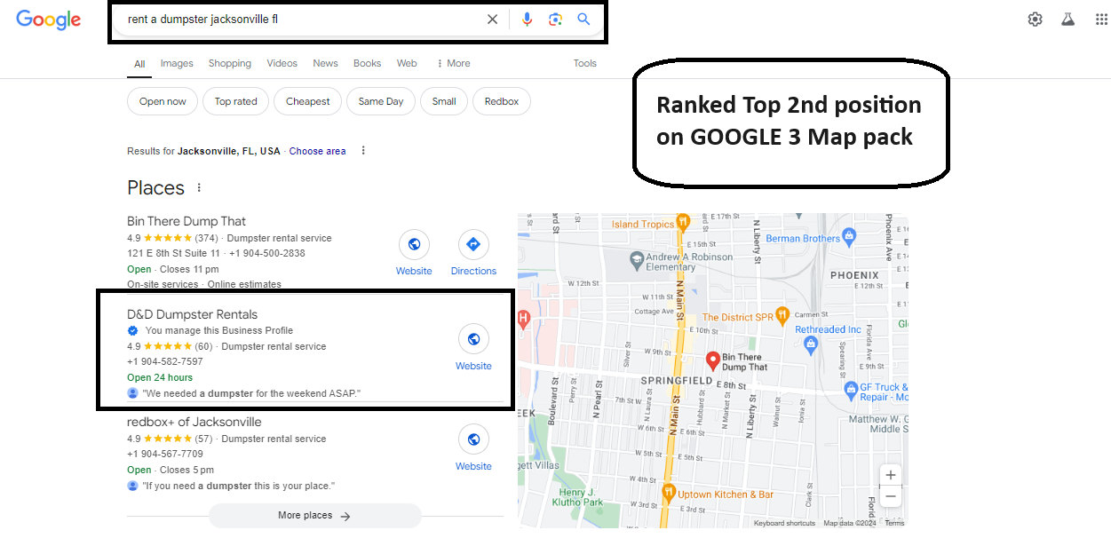 Top 3 Map pack - Google My Business Profile optimization and Local SEO