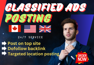i will create 210 high quality classified ads post do...