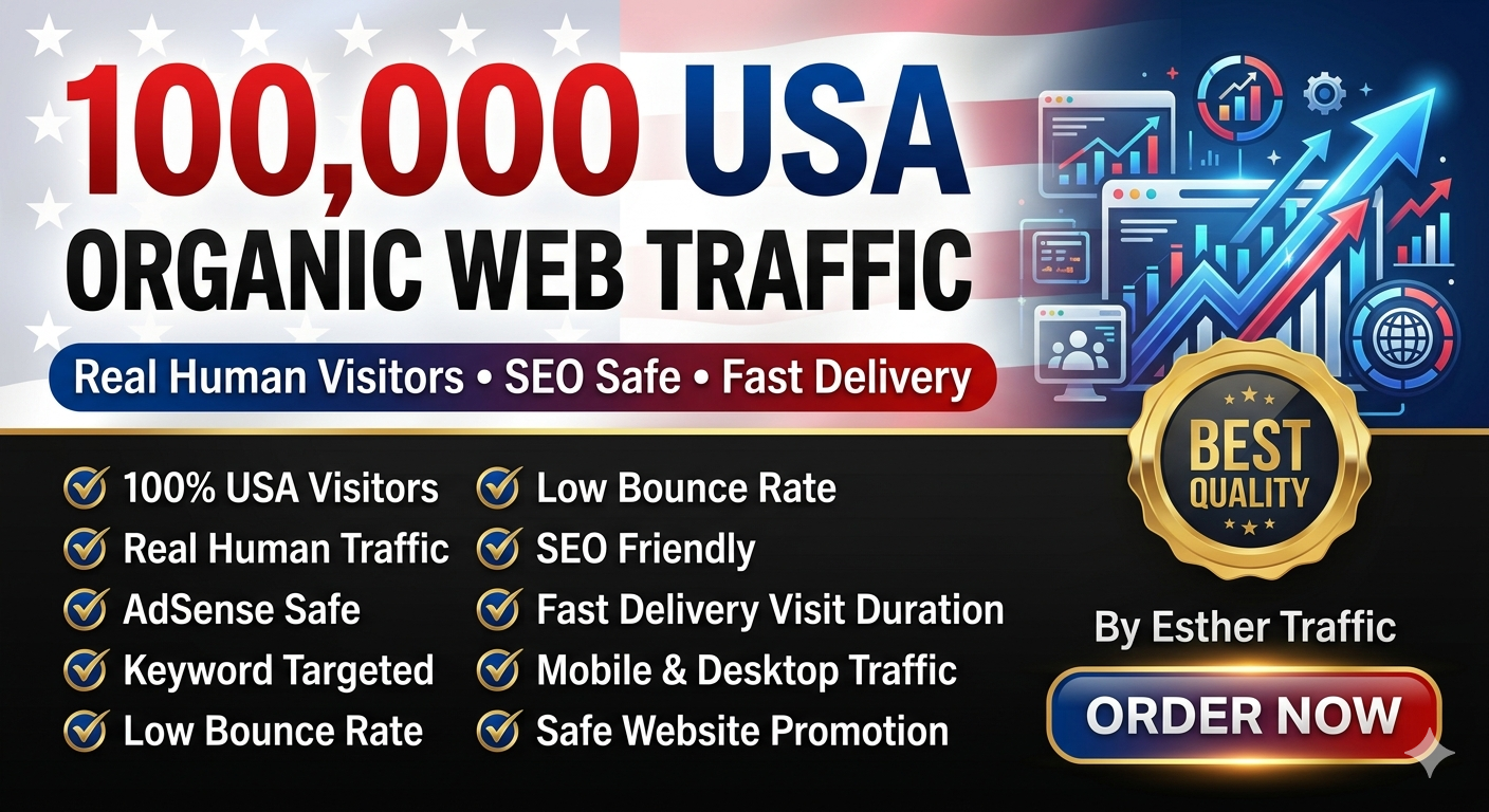 100,000 USA ORGANIC TRAFFIC IN 5DAYS