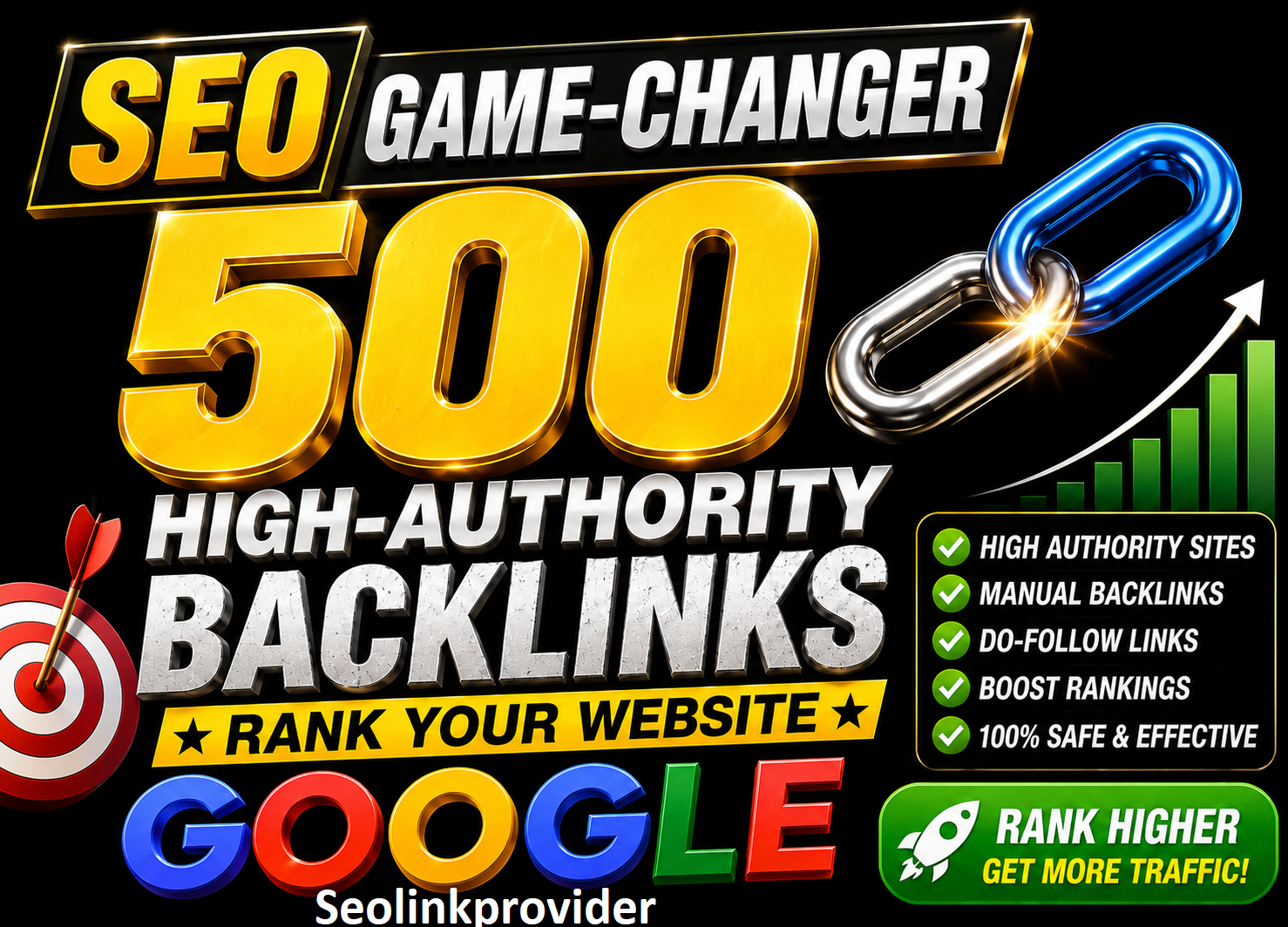 SEO GAME-CHANGER 500 High-Authority Backlinks for Lightning-Fast Success