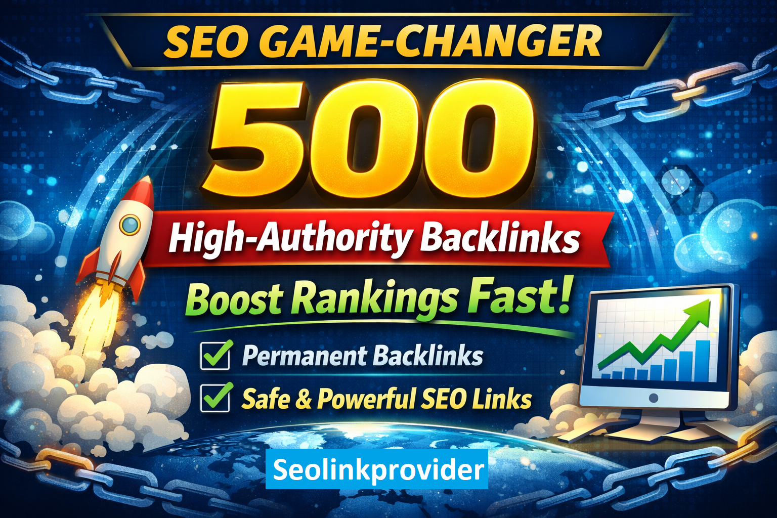SEO GAME-CHANGER: 500 High-Authority Backlinks for Lightning-Fast Success