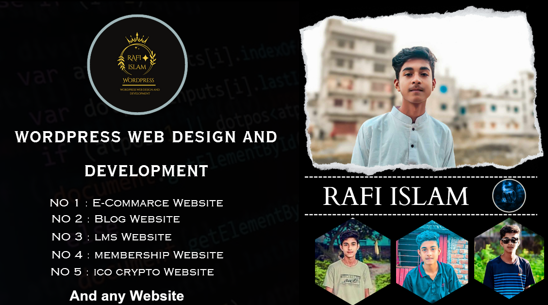 Wordpress web design and development