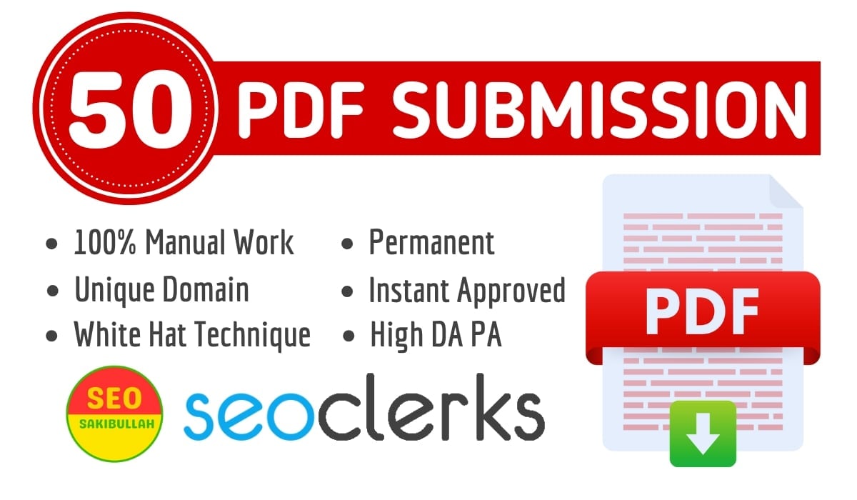 50 Pdf, Doc, PPT Submission Backlinks on High Authori...