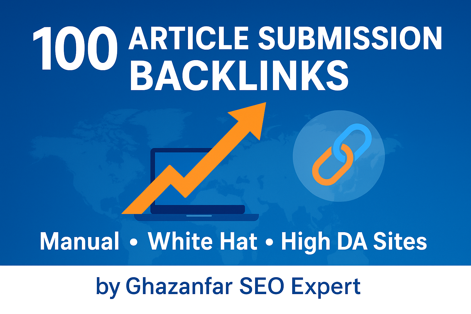 Ranking 100 manual high quality white hat SEO backlinks boost