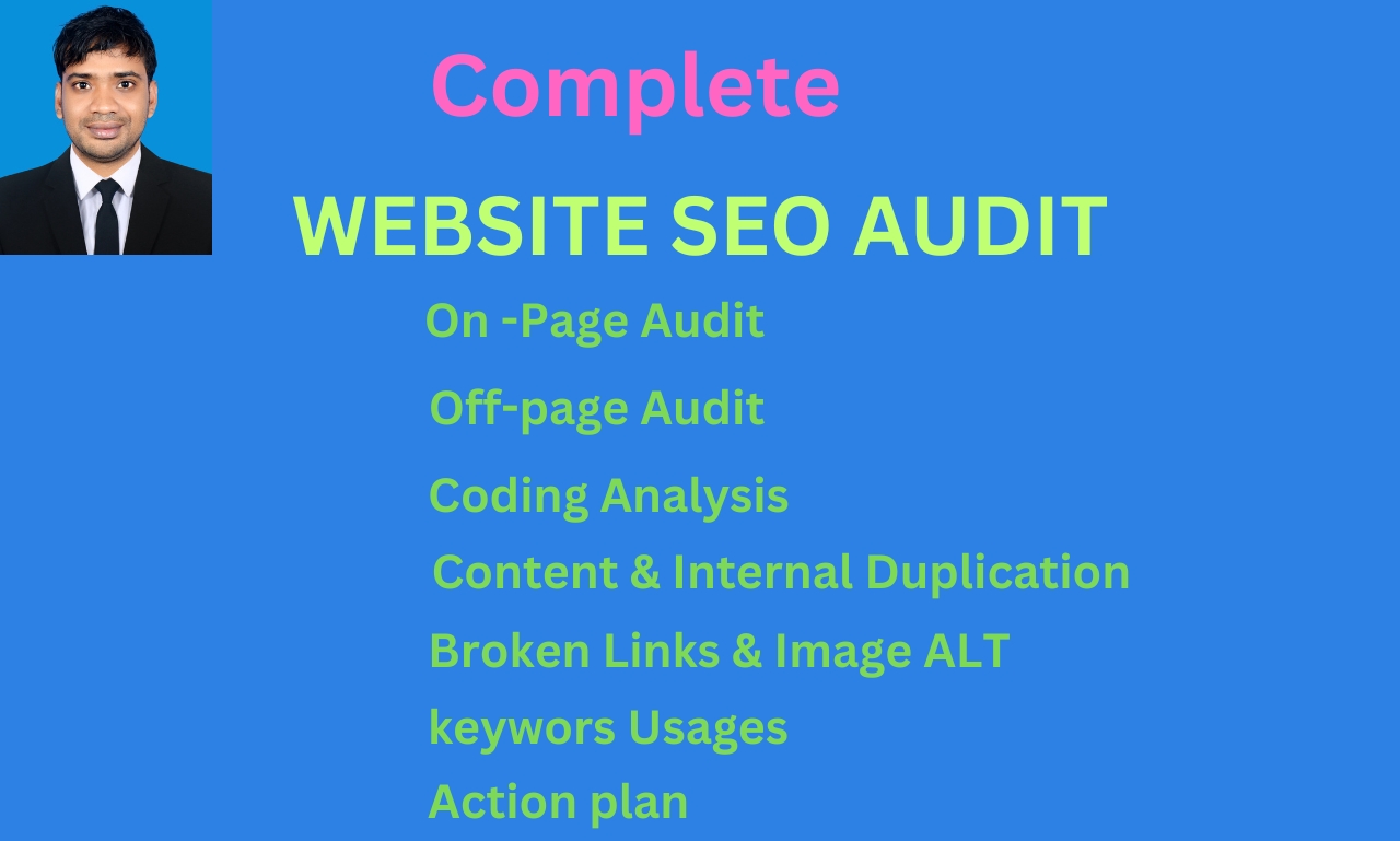 I Will Provide Complete Website SEO Audit Report With...