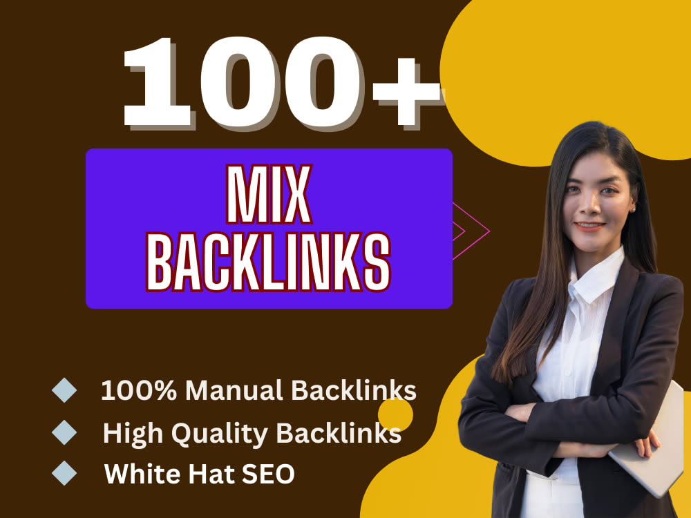 i will build 100 mix seo high quality dofollow backli...