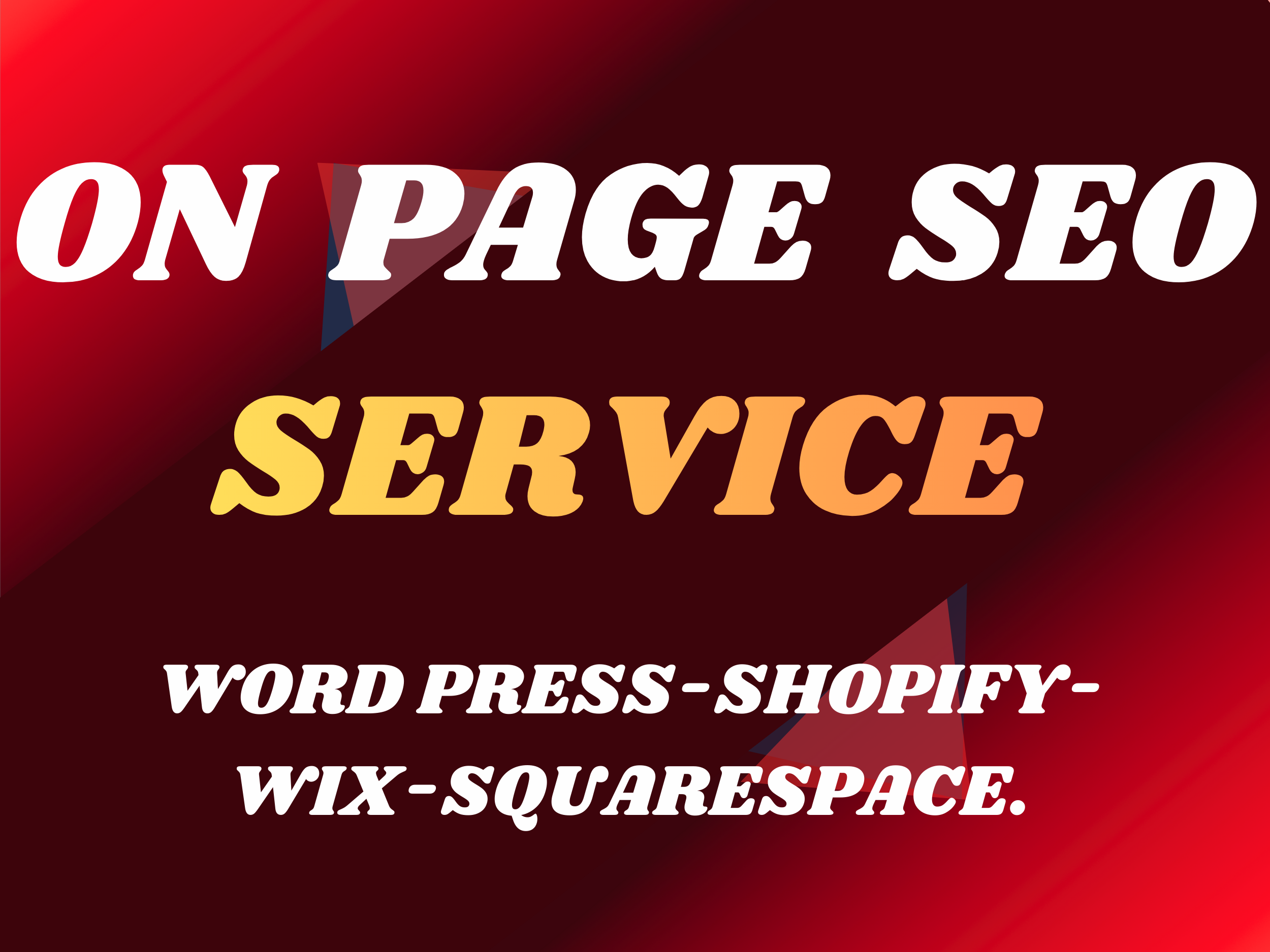 I will do WordPress website On page SEO. Yoast,Wix and Shopify Optimization.