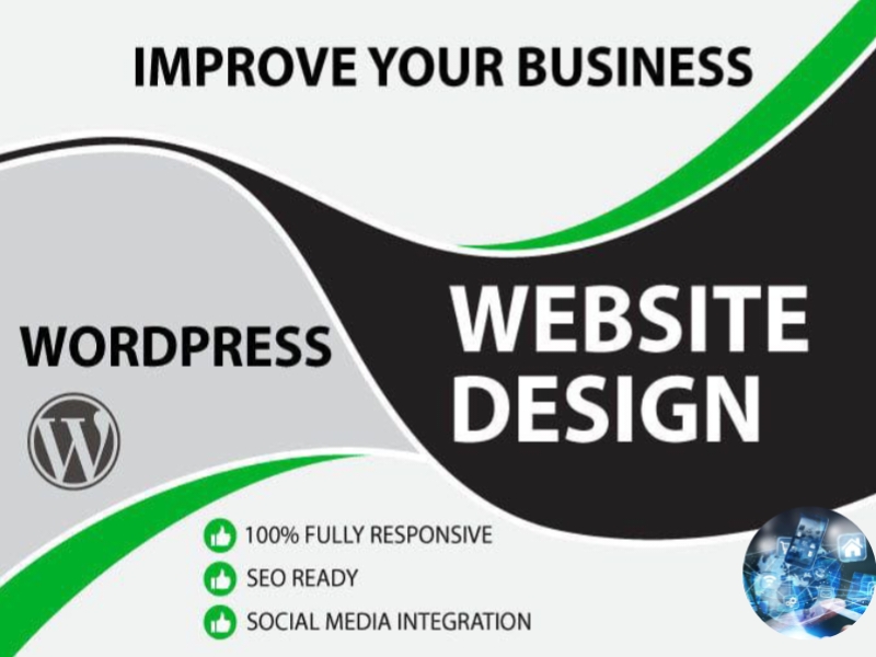 I will build wordpress website design and website development