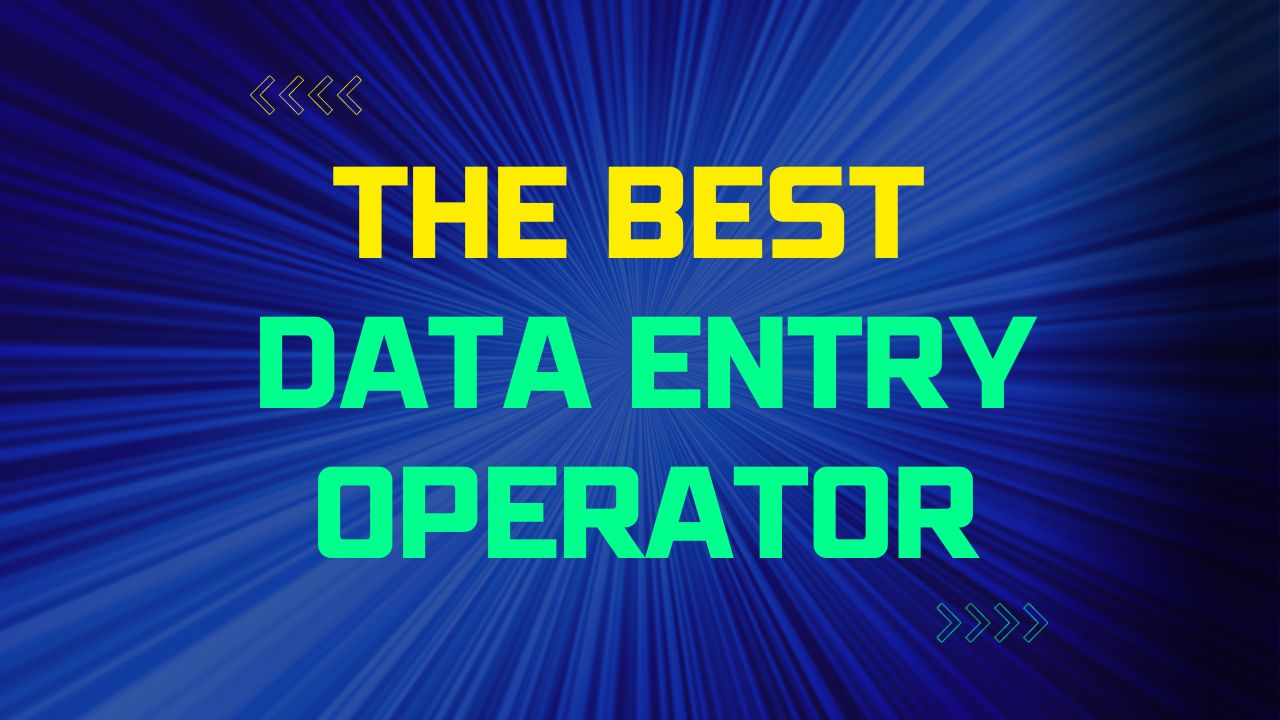 Master of Data: Precision-Powered Data Entry Operator