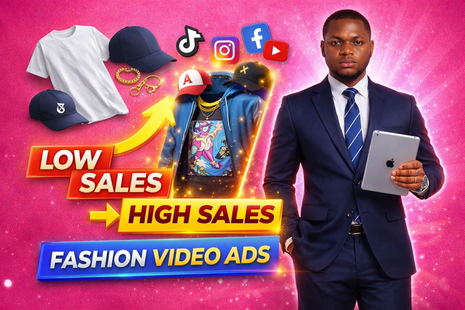 I will create high converting fashion commercials ads with character animation