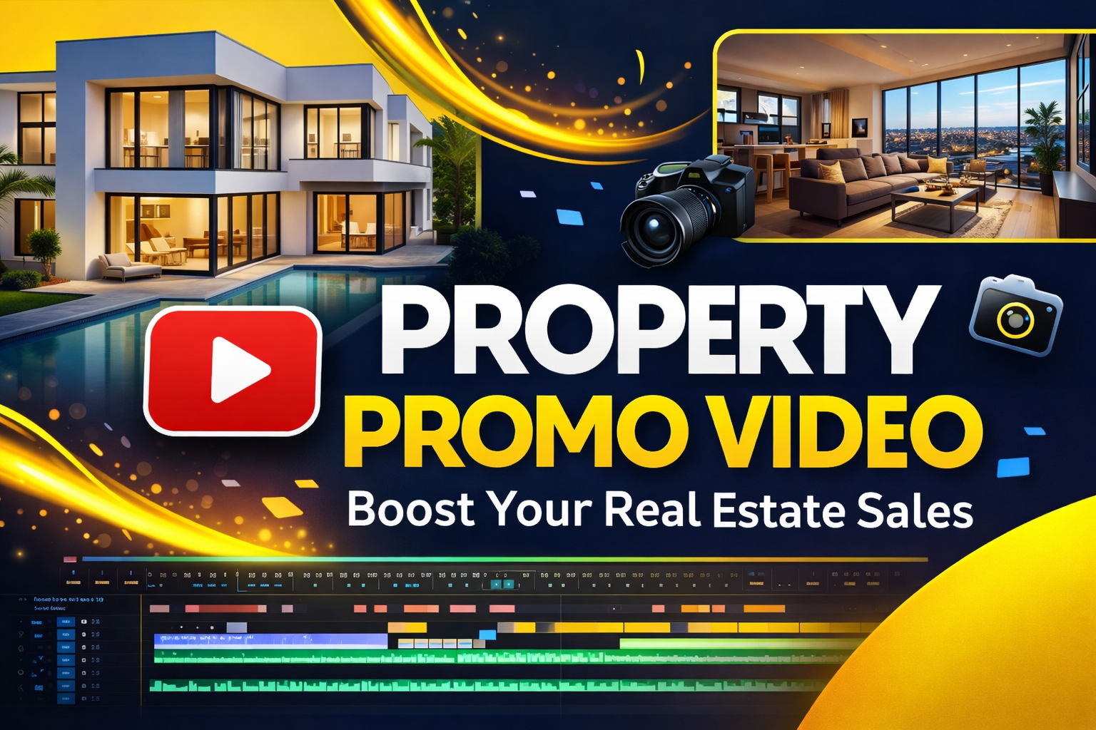 I will create a high converting real estate commercial for luxury property showcase