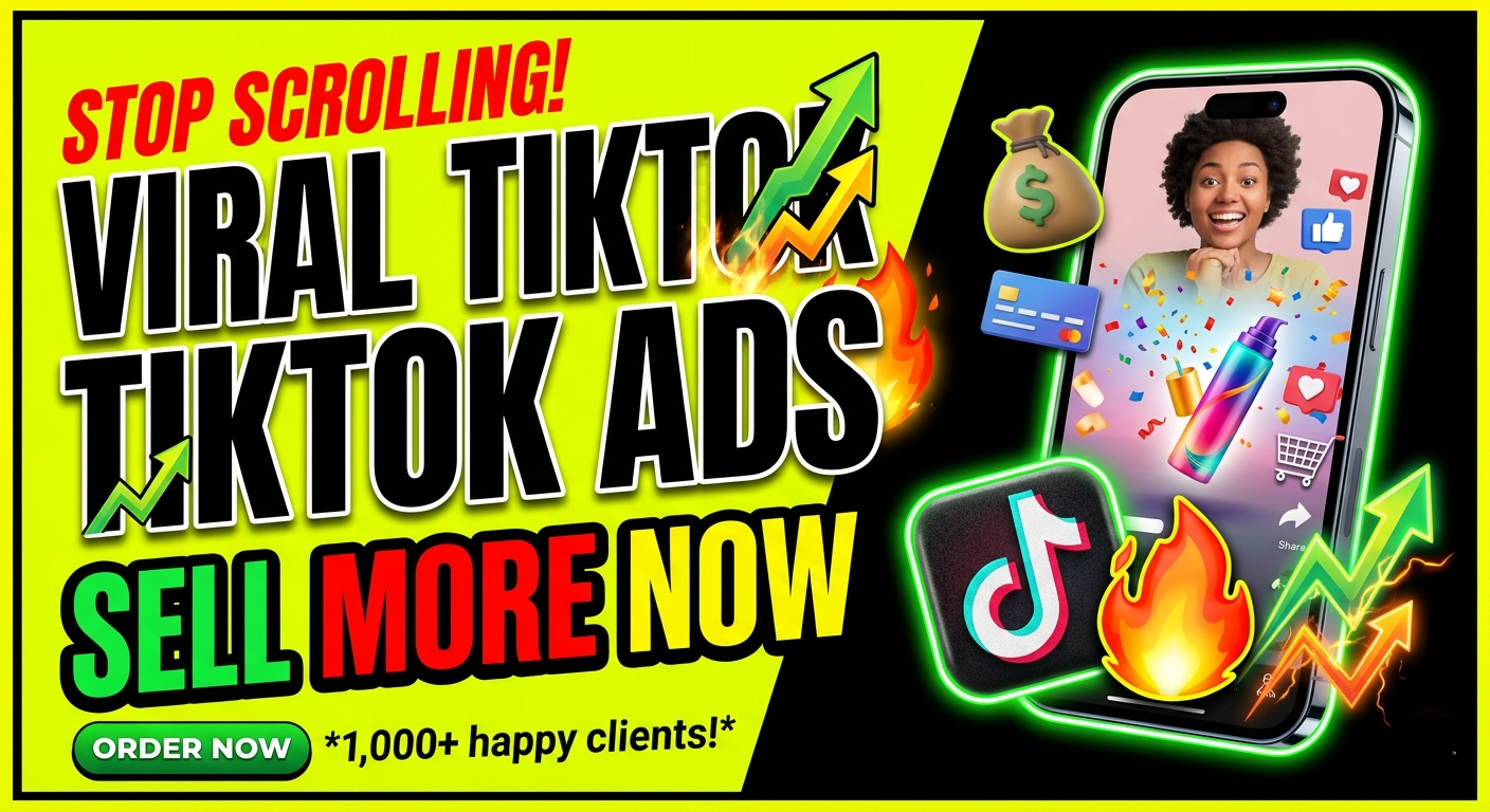 I will create viral TikTok ads for beauty products that boost sales fast