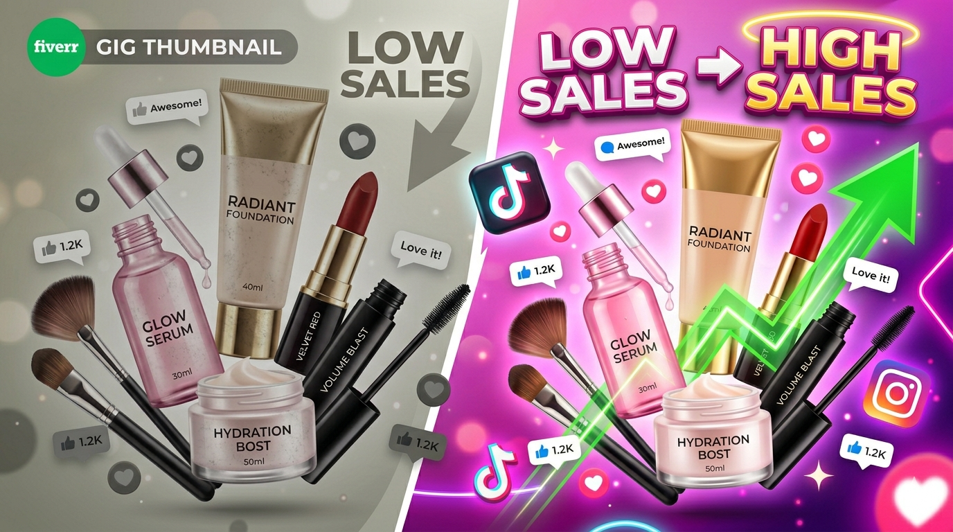 I will create viral TikTok ads for beauty products that boost sales fast