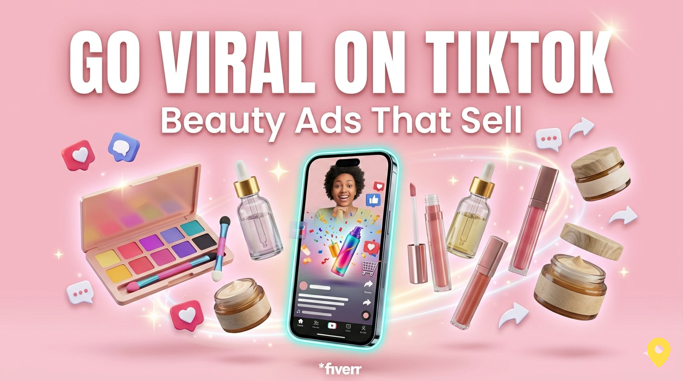 I will create viral TikTok ads for beauty products that boost sales fast