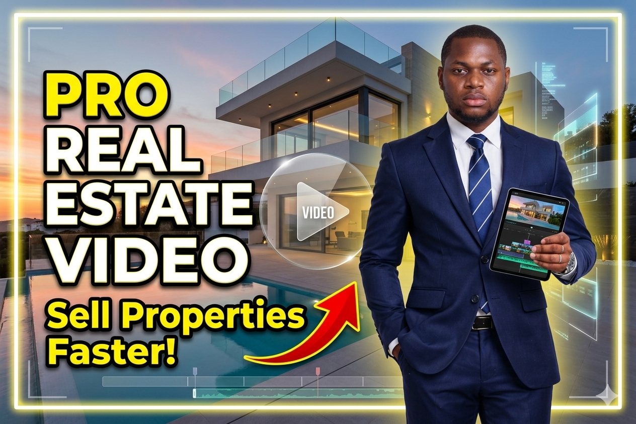 I will create a high converting real estate commercial for luxury property showcase