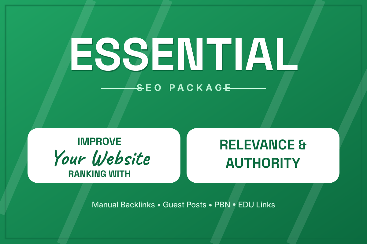 Essential SEO Package - Improve Rankings With Authori...