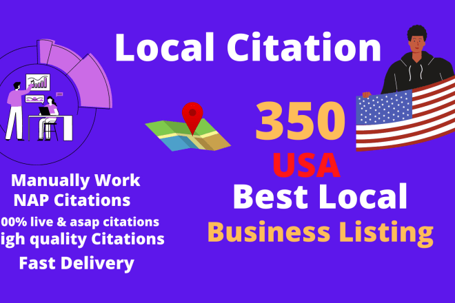 I Will Build 350 USA Local Business Citations & L...