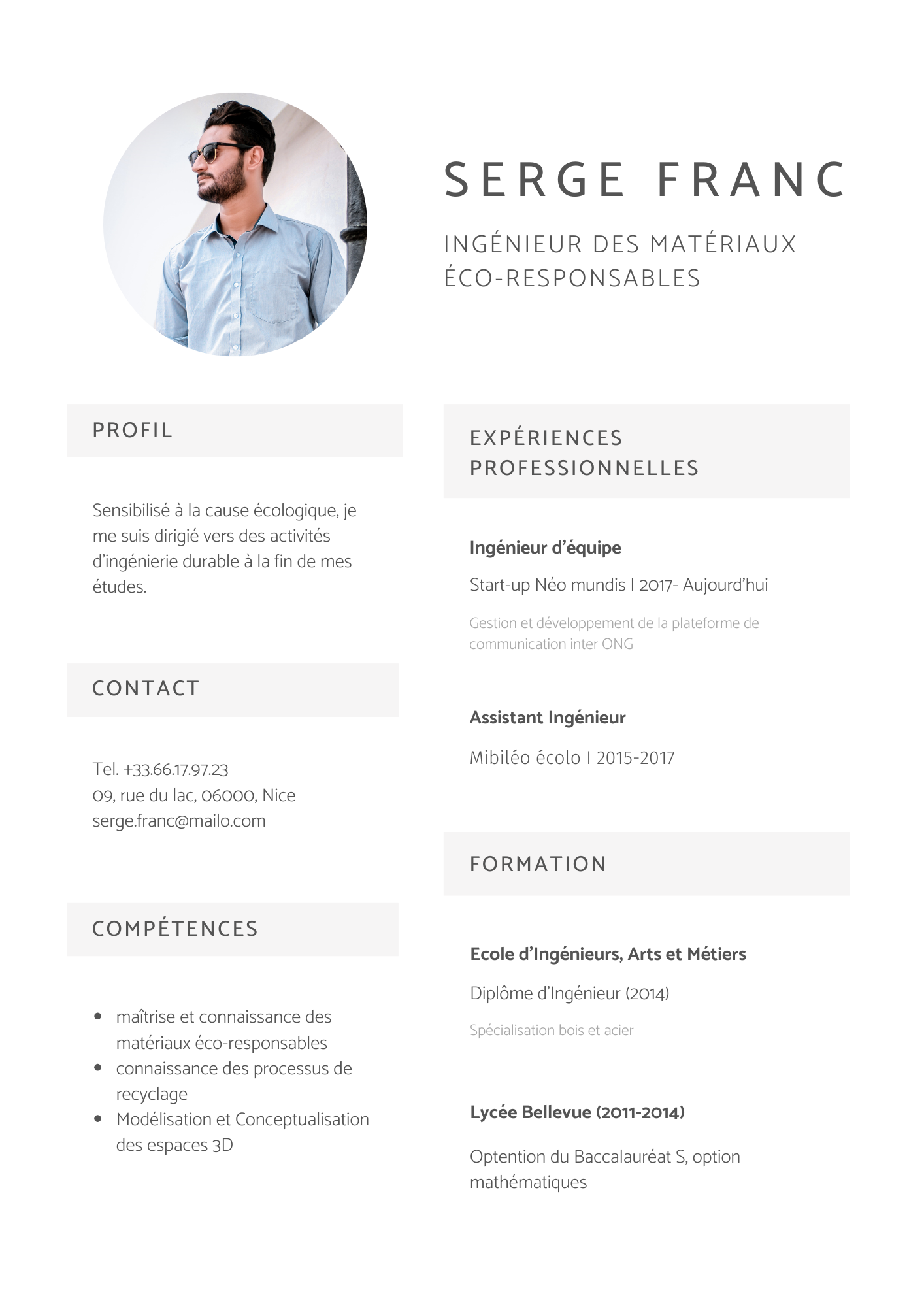 Creating Professional and designed CV 