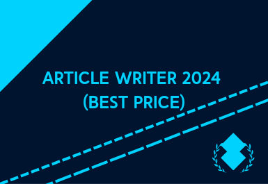 Article Writer 2024: the writer you need for your article