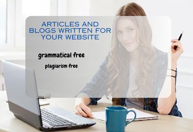 I will manually written SEO-friendly blog post writing and content writing.