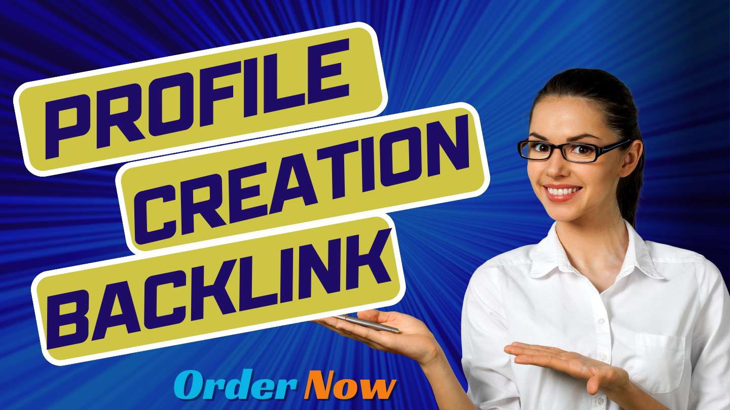 60 social profile creation backlink social media profile