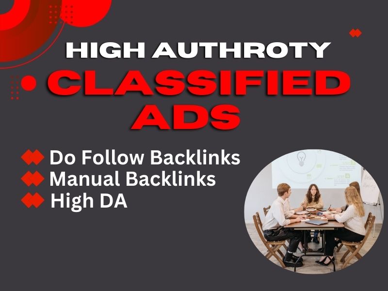 I Will do 50+ Classified Ads on top classified ad posting sites manually.