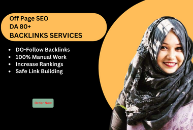 I will do Off page SEO and Backlinks Services