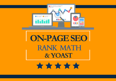 I will Rank Your website By On-Page SEO With Rank Math & Yoast (87/90+Score)