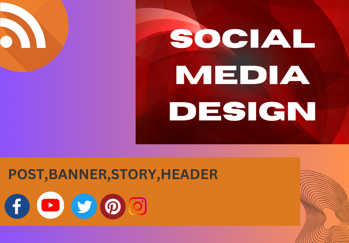 I will design unique social media post &template