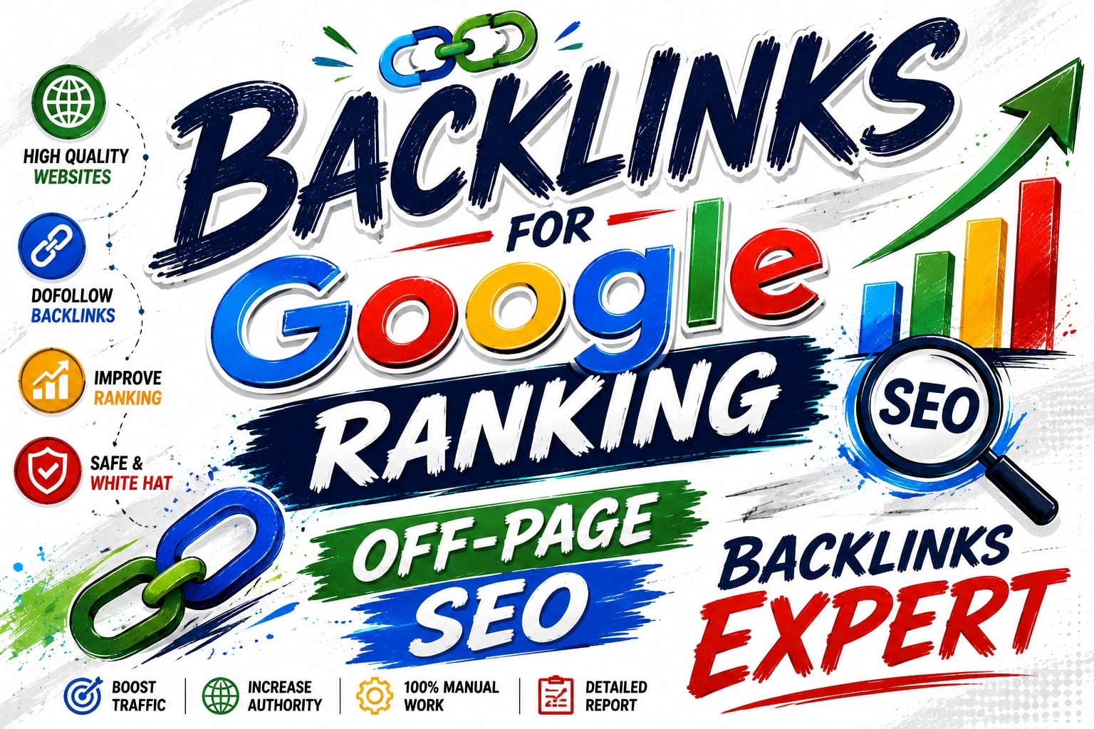 300 Backlinks for Google Ranking, Off-page SEO Backlinks Expert