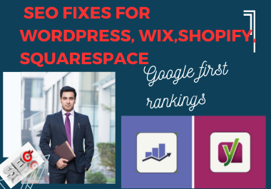 On page seo for wordpress, Shopify for Google first ranking| yoast| Rankmath.