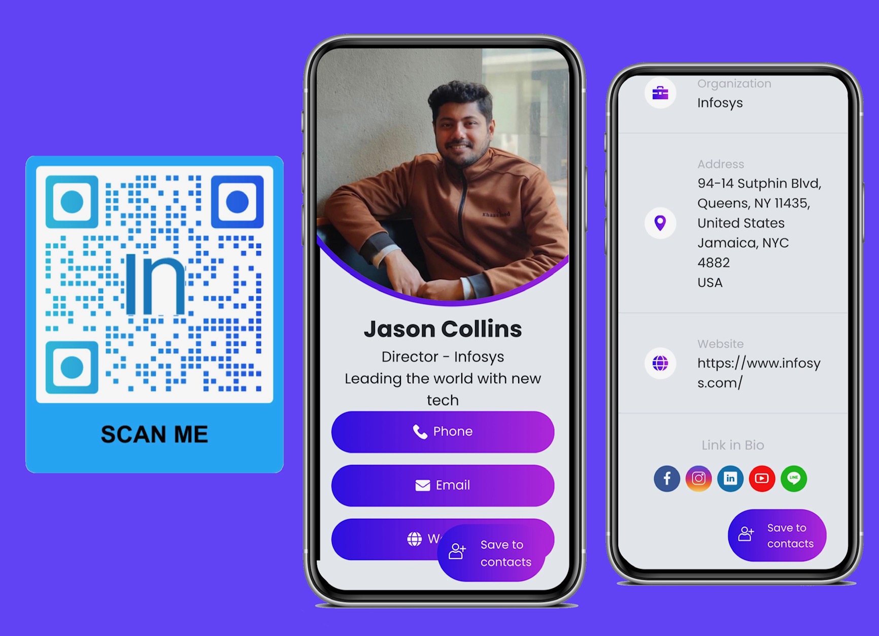 I will design touch sensitive official vcard or busin...